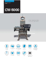 Controladoras automticas de peso serie cw-5000