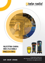 Telemandos industriales PAQ 2,4 GHz