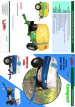 Pulverizadores arrastrados Compact Corto