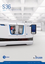 STUDER S36 - La mquina de alto rendimiento para procesos automatizados.