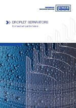 Separador de gotas para Gases