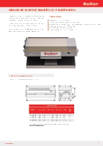 Mesas de seno con plato magntico