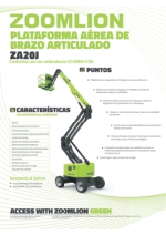 ZA20J - Plataformas articuladas disel