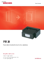 Detector de movimiento pasivo por infrarrojos - PIR 20