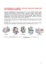 La limpieza total de todas las piezas que fabrican o manipulan