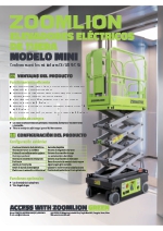 ZS0407DC / ZS0407DC-Li Plataforma de tijera elctrica