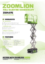 ZS0407E - Plataforma de tijera elctrica