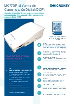 Plataforma de comunicacin digital (DCP) - MK775