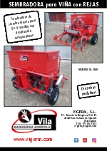Sembradora de Siembra Directa de Rejones para Via - 2023
