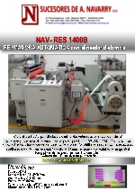 Resmadora automtica con alineador de banda 1400 mm