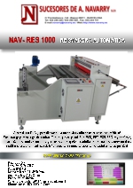 Resmadora automtica de 1000 mm