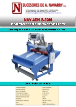 Insertadora de cinta adhesiva de doble cara