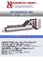 Contraencoladora automtica 1600 mm con stacker de salida