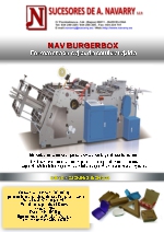 Formadora de cajas de comIda rpida BURGERBOX