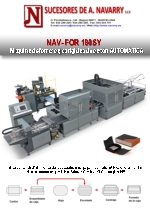 Forradora de cajas rgidas de cartn automtica 180SY