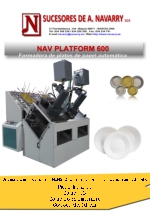 Formadora de platos de papel automtica PLATFORM 600