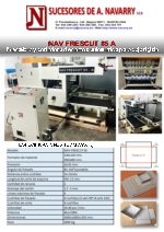 Fresadora y cortadora de cantos automtica para caja rgida NAV FRESCUT 85 A