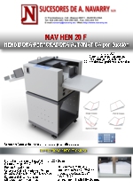 Hendidora perforadora automtica por succin: NAV HEN 20F