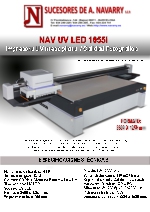 Impresora UV mesa plana-calidad fotogrfica NAV UV LED 1055