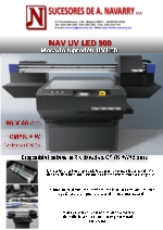 Mesa de impresin UV LED NAV UV LED 900