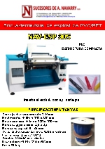 Encuadernadora de espiral de PVC/PET NAV ESP 305