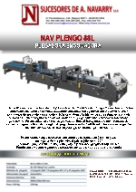 Plegadora engomadora automtica NAV PLENGO 88L