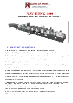 Plegadora engomadora automtica de 4-6 puntos NAV PLENG 1400
