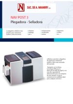 Plegadora selladora NAV POST 3