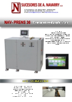 Prensa automtica de libros NAV PRENS 36