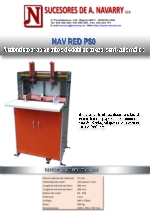 Redondeadora de cantos de doble cabezal semiautomtica NAV RED P50