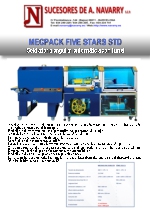 Soldadora angular con horno de retractilado MECPACK