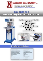 Mquina de tampografa automtica de dos colores NAV TAMP 12D
