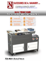 Termoencuadernadora semiautomtica NAV TENC E8R