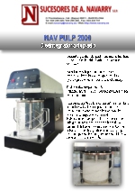 Desintegradora de pasta de papel NAV PULP 2000