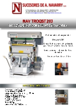 Troqueladora 93 X 66 con stamping NAV TROQST 203