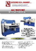 Troqueladora semiautomtica de puzzles de 500 Ton. NAV TROPZ 500T