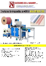 Insertadora de Wire-O NAV INS CAL 520