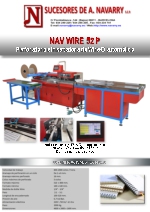 Perforadora e insertdora de Wire-O automtica NAV WIRE 52P