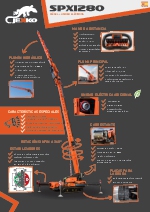 Jekko SPX 1280 - minigra sobre orugas