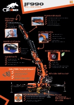 Jekko JF 990 - minigra sobre orugas