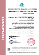 Certificado ISO 45001