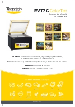 Envasadora al vacio de sobremesa EVT-7-C ColorTec