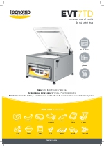 Envasadora al vacio de sobremesa EVT-7-TD