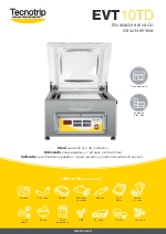 Envasadora al vacio de sobremesa EVT-10-TD