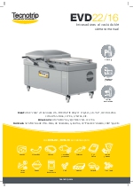 envasadora al vacio de doble cmara manual EVD-22 y EVD-16