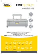 envasadora al vacio de doble campana manual EVD-19 y EVD-19-11