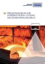 Metalurgia - Boquillas y sistemas de pulverizacin para refrigeracin de rodillos de laminacin
