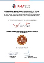Sello de Empresa Comprometida con el el Desarrollo del Facility Management en Espaa