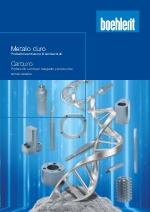 Proteccin contra el desgaste y productos semiacabados - Carburo