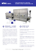Lnea de desalado por aire y lavado con bajo consumo de agua para jamn y paleta